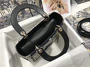 Dior Lady Dior Five-Pattern Embroidered Star Beads M0565 Size 24x20x11cm - 5