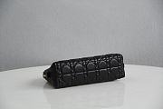 Dior Caro Beauty Pouch Black Cannage Lambskin S5047 Size 23x15.5x7.5cm - 5