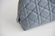 Dior Caro Beauty Pouch Calfskin S5047 Size 23x15.5x7.5cm - 5