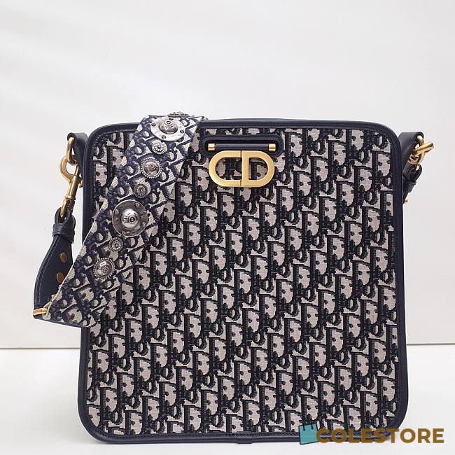 Dior Oblique Presbyopia Large Capacity Commuter Bag 83129 Size 31x31x11cm - 1