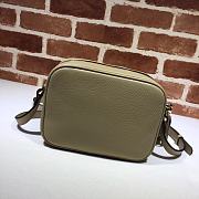 Gucci Soho Small Leather Disco Bag In Beige 308364 Size 21x15x7cm - 3