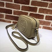 Gucci Soho Small Leather Disco Bag In Beige 308364 Size 21x15x7cm - 4