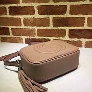 Gucci GG Marmont Top 2ways Shoulder Bag In Beige 448054 Size 26x20x13cm - 2