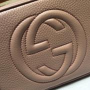 Gucci GG Marmont Top 2ways Shoulder Bag In Beige 448054 Size 26x20x13cm - 5