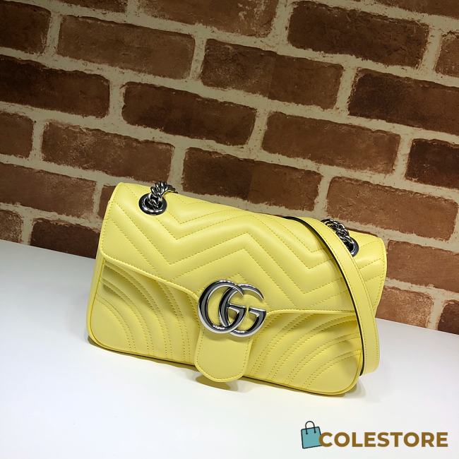 Gucci Small Matelassé Shoulder Bag 443497 Size 26x15x7cm - 1
