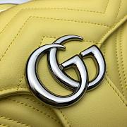 Gucci Small Matelassé Shoulder Bag 443497 Size 26x15x7cm - 6