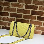 Gucci Small Matelassé Shoulder Bag 443497 Size 26x15x7cm - 4