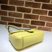 Gucci Small Matelassé Shoulder Bag 443497 Size 26x15x7cm - 3