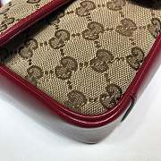 Gucci GG Marmont Small Shoulder Bag Canvas Leather Trim 26cm - 6