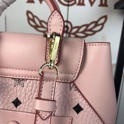 MCM Stark Side Studs Backpack in Visetos 5922 Size 24x21x12cm - 5