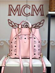 MCM Stark Side Studs Backpack in Visetos 5922 Size 24x21x12cm - 4