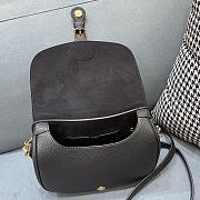 Dior Medium Dior Bobby Bag In Black Grained Caflskin M9319 Size 22x7x18cm - 6