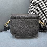 Dior Medium Dior Bobby Bag In Black Grained Caflskin M9319 Size 22x7x18cm - 5