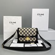 Ceiline Medium Triophe Bag In Black 191242 Size 22x16x7cm - 1