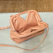 Bottega Veneta Small Point Top-Handle Bag Light Pink 661986 Size 24×16×8cm  - 2