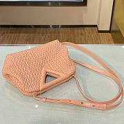 Bottega Veneta Small Point Top-Handle Bag Light Pink 661986 Size 24×16×8cm  - 4