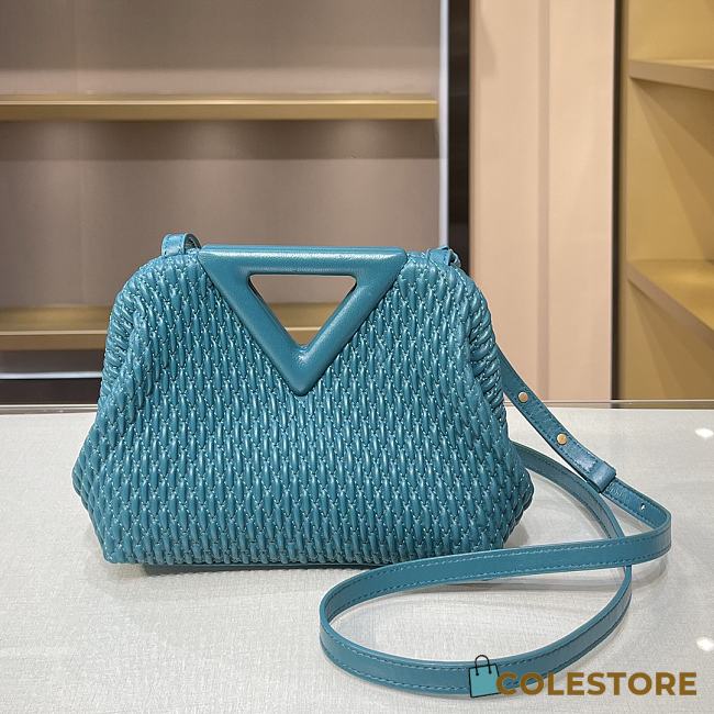 Bottega Veneta Small Point Top-Handle Bag In White 661986 Size 24×16×8cm  - 1