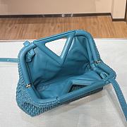 Bottega Veneta Small Point Top-Handle Bag In White 661986 Size 24×16×8cm  - 3