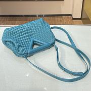 Bottega Veneta Small Point Top-Handle Bag In White 661986 Size 24×16×8cm  - 6