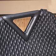 Bottega Veneta Small Point Top-Handle Bag In Grey 661986 Size 24×16×8cm  - 6