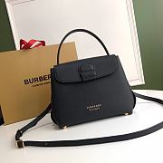 Buberry Medium Leather Two Handle Title Bag 6181 Size 26x12x21cm - 1
