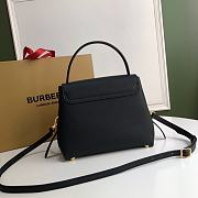 Buberry Medium Leather Two Handle Title Bag 6181 Size 26x12x21cm - 6