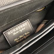 Buberry Medium Leather Two Handle Title Bag 6181 Size 26x12x21cm - 3