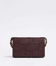 Bottega Veneta Cassette Intreccio Leather Cross-Body Bag Penny 666870 Size 23x15x5cm - 1