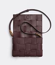 Bottega Veneta Cassette Intreccio Leather Cross-Body Bag Penny 666870 Size 23x15x5cm - 4