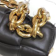 Bottega Veneta Cassette Cross-Body Bag In A Double-Face Maxi Weave Black 591970 Size 26x18x8cm - 3