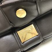 Bottega Veneta Cassette Cross-Body Bag In A Double-Face Maxi Weave Black 591970 Size 26x18x8cm - 2