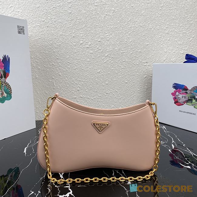 Prada Mini Leather Shoulder Bag 1BC148 Size 25.5x15.5x4cm - 1