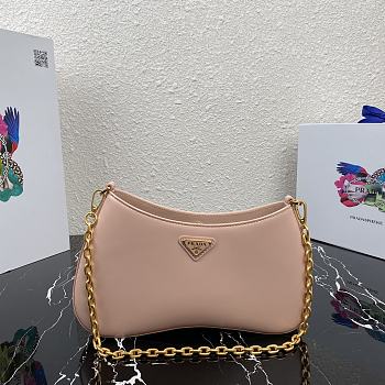 Prada Mini Leather Shoulder Bag 1BC148 Size 25.5x15.5x4cm