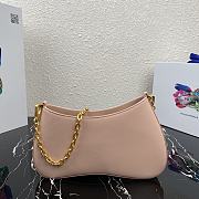 Prada Mini Leather Shoulder Bag 1BC148 Size 25.5x15.5x4cm - 4
