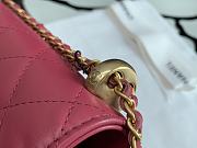 Chanel New Wallet On Chain WOC In Rose 33814 Size 19cm - 5