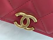 Chanel New Wallet On Chain WOC In Rose 33814 Size 19cm - 4