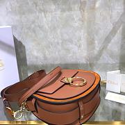 Chloe Small Tess Bag In Shiny Suede Calfskin CHC18 20x18x7cm - 4