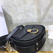 Chloe Small Tess Bag In Shiny Suede Calfskin In Night Forest CHC18 20x18x7cm - 5