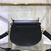Chloe Small Tess Bag In Shiny Suede Calfskin In Night Forest CHC18 20x18x7cm - 4