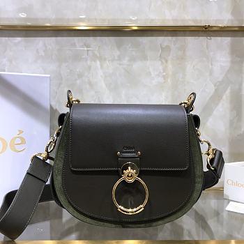 Chloe Small Tess Purse In Shiny Suede Calfskin CHC18 20x18x7cm