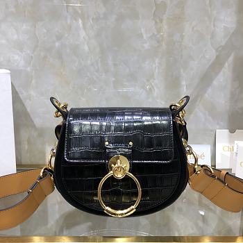 Tess Small Purse In Embossed Croco Effect On Calfskin CHC21 Size 20.5x7.5x16.5cm