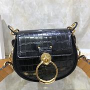 Tess Small Purse In Embossed Croco Effect On Calfskin CHC21 Size 20.5x7.5x16.5cm - 3