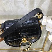 Tess Small Purse In Embossed Croco Effect On Calfskin CHC21 Size 20.5x7.5x16.5cm - 2