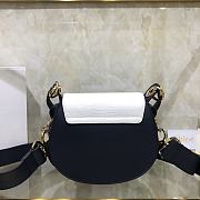 Chloe Tess Small Purse In Embossed Croco Effect On Calfskin Brown&Green CHC21 Size 20.5x7.5x16.5cm - 2