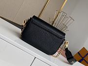 Louis Vuitton Lockme Tender Leather In Black M58557 Size 19x13x8cm - 5