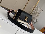 Louis Vuitton Lockme Tender Leather In Black M58557 Size 19x13x8cm - 3