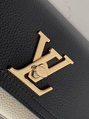 Louis Vuitton Lockme Tender Leather In Black M58557 Size 19x13x8cm - 2