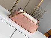 Louis Vuitton Lockme Tender Leather In Rose Water M58555 Size 19x13x8cm - 5