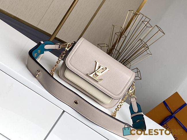 Louis Vuitton Lockme Tender Leather In Greige M58554 Size 19x13x8cm - 1