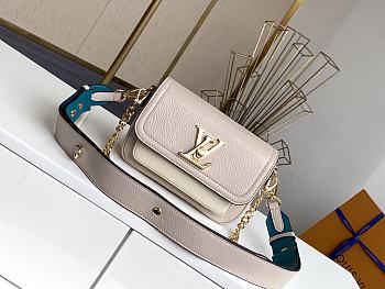 Louis Vuitton Lockme Tender Leather In Greige M58554 Size 19x13x8cm